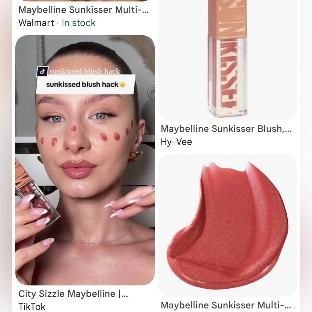 🏷️Maybelline blush bronzer
